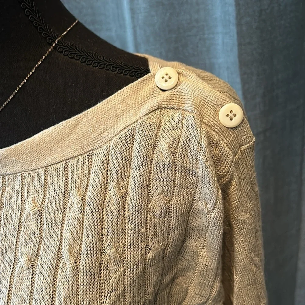Tan J. Crew Sweater